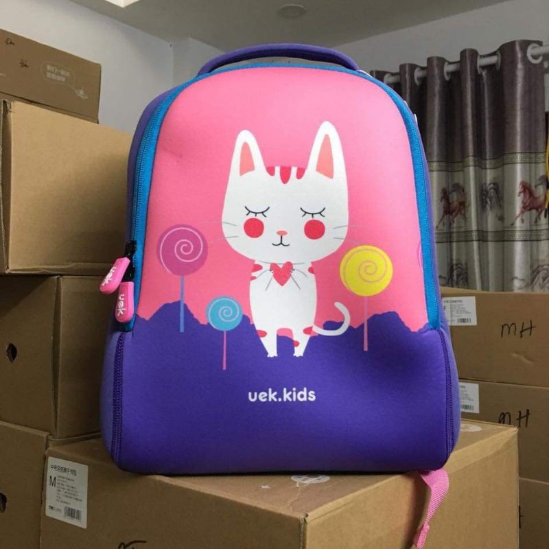 Balo UEK cho bé mẫu giáo, full hộp, tặng móc cặp size S