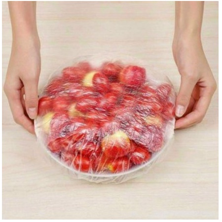 Màng bọc thực phẩm co giãn siêu dai có chun hình túi gấu set 100 chiếc