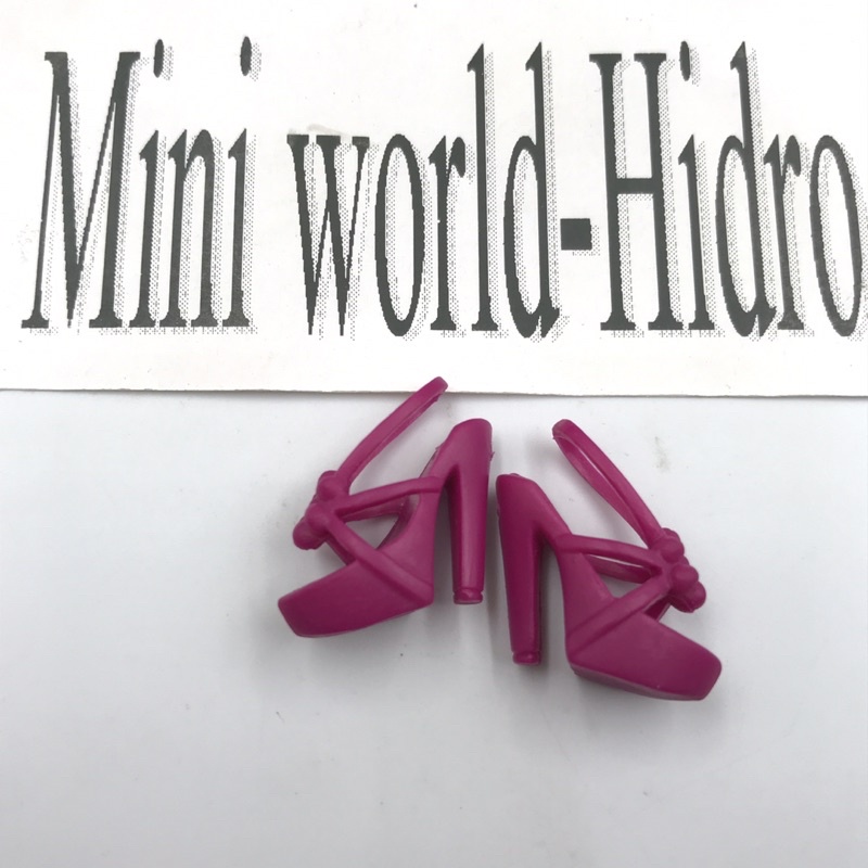 Giày búp bê Barbie model muse chính hãng. Giày cao gót cho búp bê.