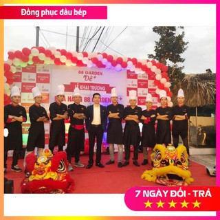 Đồng phục bếp, áo bếp [gửi hàng nhanh]
