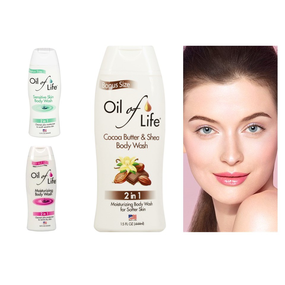 Sữa tắm Oil of Life 2 in 1 -Mỹ