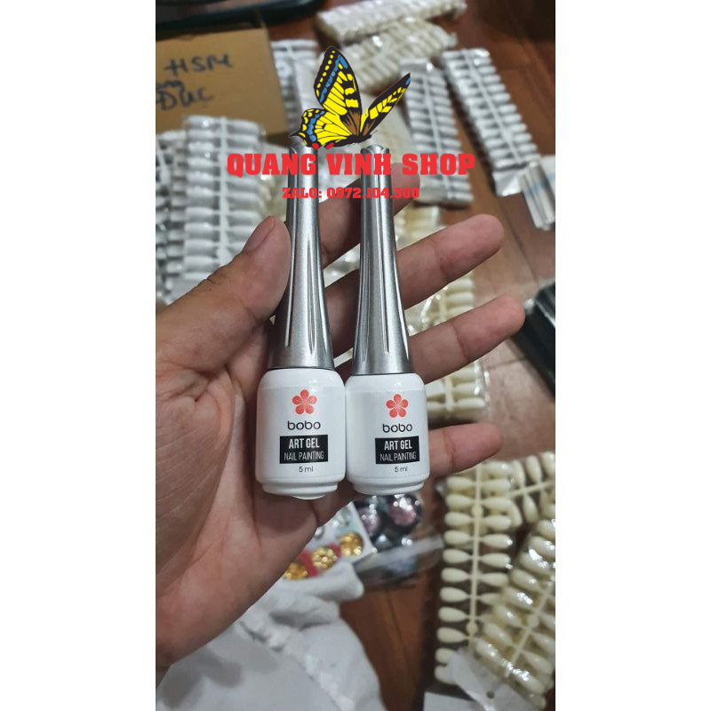 Cọ nét gel hoa hồng 10ml