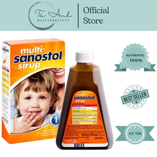 Vitamin Tổng Hợp Multi Sanostol Sirup Cho Bé Từ 1 – 3 Tuổi 300 g