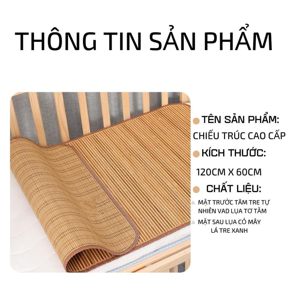 Chiếu trúc trẻ em cao cấp 60cm x 120cm