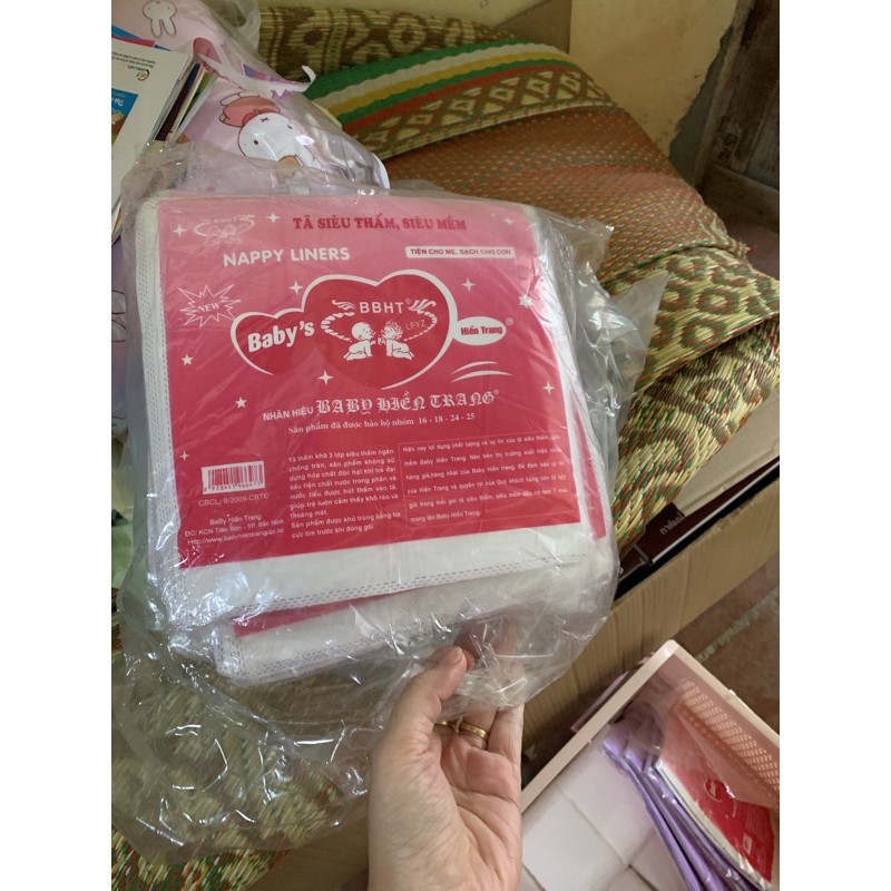 Miếng lót phân su hiền trang cho trẻ sơ sinh