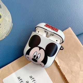 Vỏ bọc hộp sạc tai nghe Airpods in hình chuột Mickey dễ thương