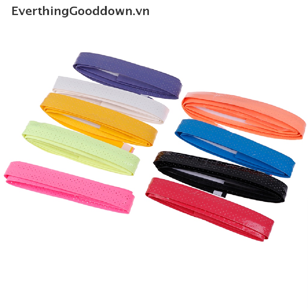 Everthinggooddown Băng Quấn Tay Cầm Vợt Cầu Lông / Tennis Chống Trượt Thấm Hút Mồ