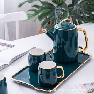 Bộ ấm trà cao cấp xanh ngọc bích