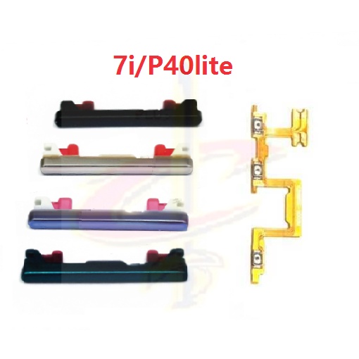 Cáp Dây Nút Nguồn âm lượng Cho Điện Thoại huawei nova 7i P40 lite 4G