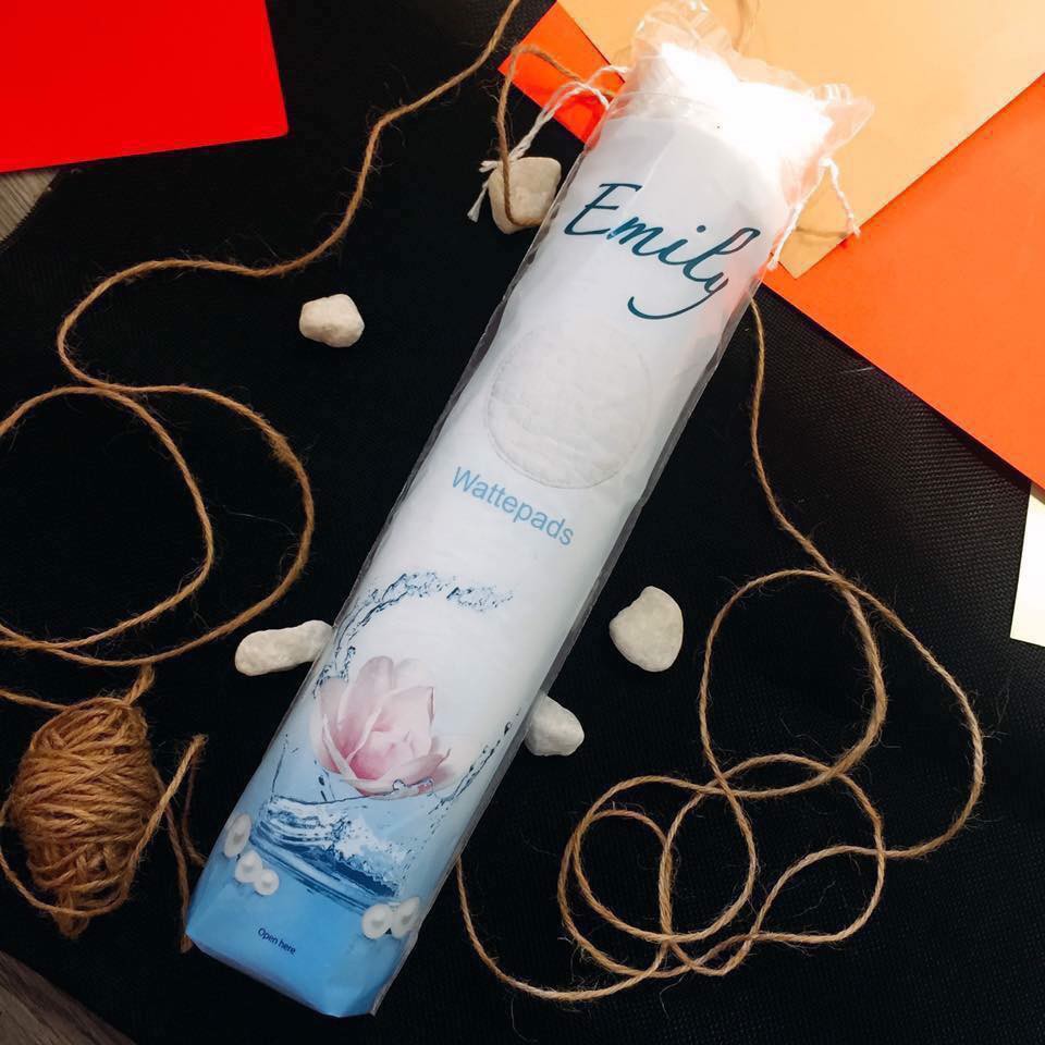 Bông tẩy trang Emily 120 miếng Đức [eva.angle.boutique]