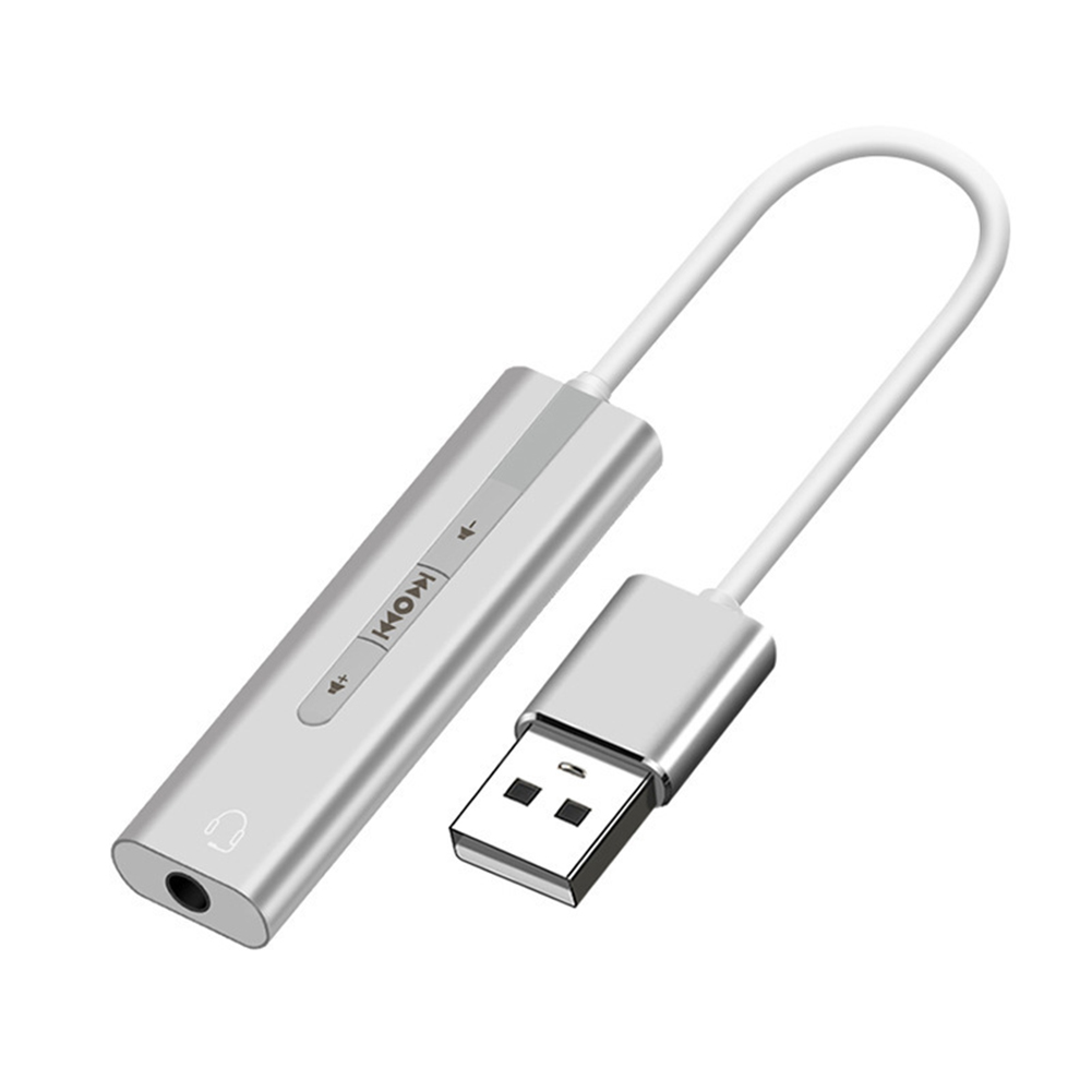 USB External Sound Card PC Laptop USB Audio Converter 3.5mm Audio Interface Microphone Headphone Adapter HBAS