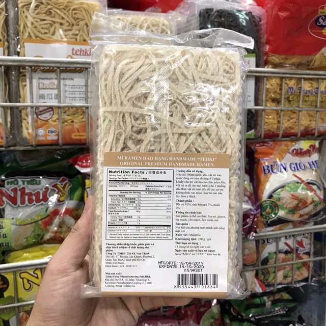 [RAMEN] Mì Ramen Original Tehki Malaysia 250g Ăn Chay Ăn Kiêng Giảm Cân