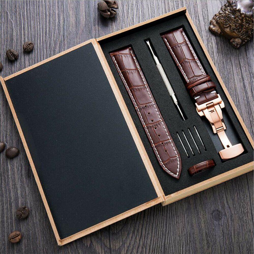Dây Đeo Đồng Hồ Thể Thao Bằng Thép Mềm Có Khóa Cài Kiểu Vintage