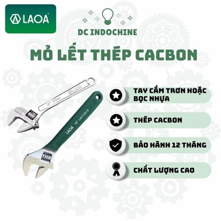 Mỏ lết 4 inch / 6 inch / 8 inch LAOA chuyên dụng, thép cacbon chất lượng cao, hàng chính hãng
