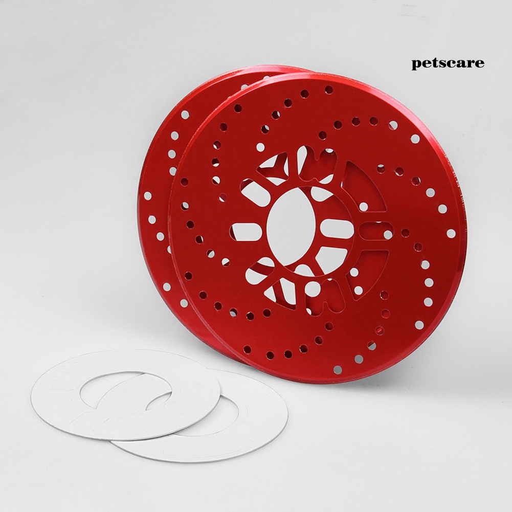 Bộ 2 nắp đậy phanh đĩa xe ô tô bằng nhôm