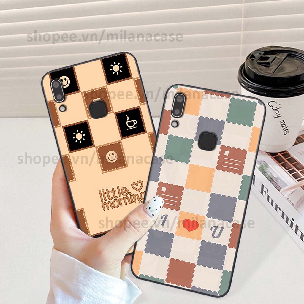 Ốp Vivo Y91 / Y91c / Y93 / Y95 caro họa tiết nhiều màu sắc siêu đẹp thời trang cá tính