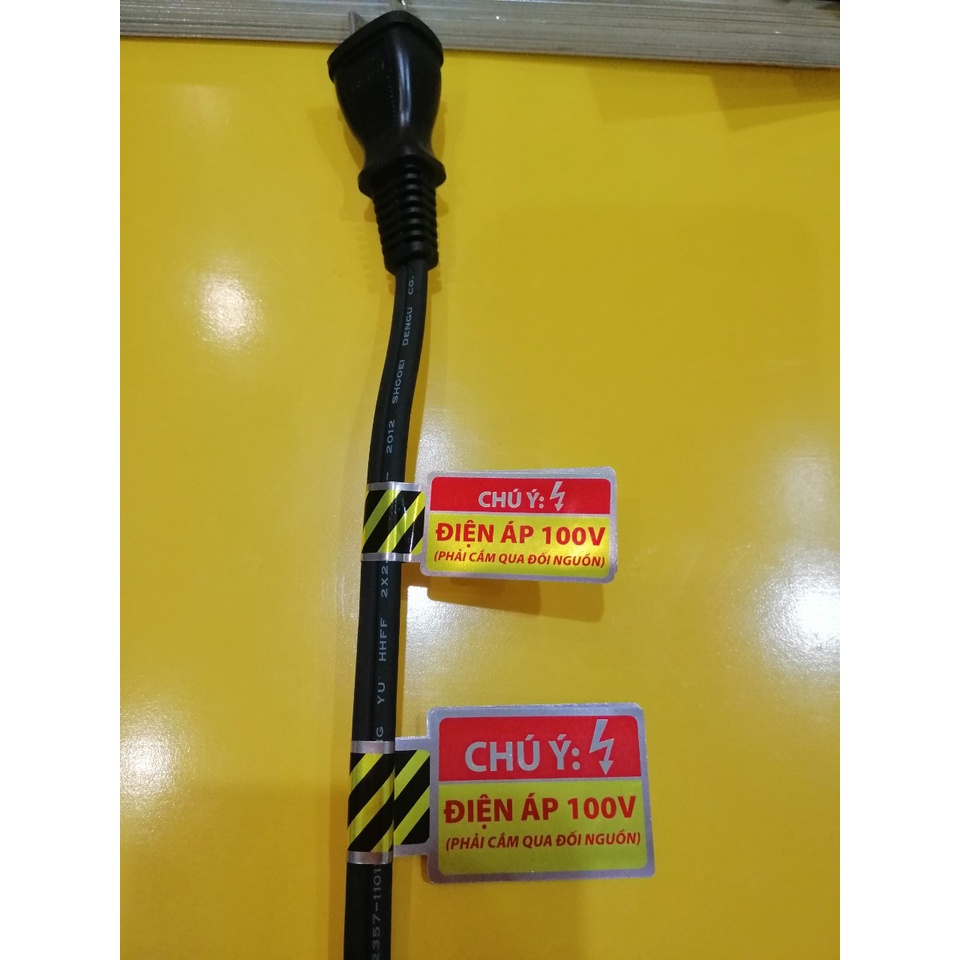 Tem cảnh báo điện 100V