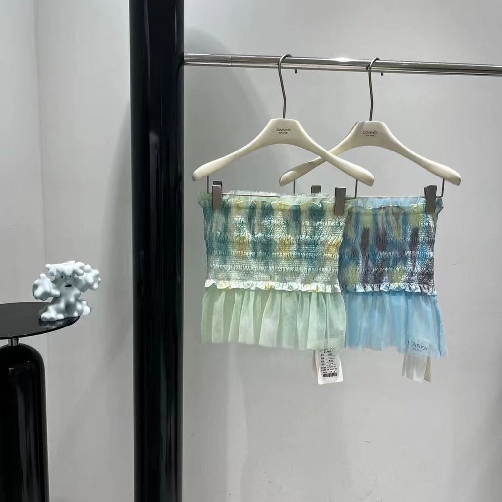 Áo Ống Xếp Ly Dáng Ôm Phong Cách Hàn Quốc Thời Trang Mùa Hè Cho Nữ