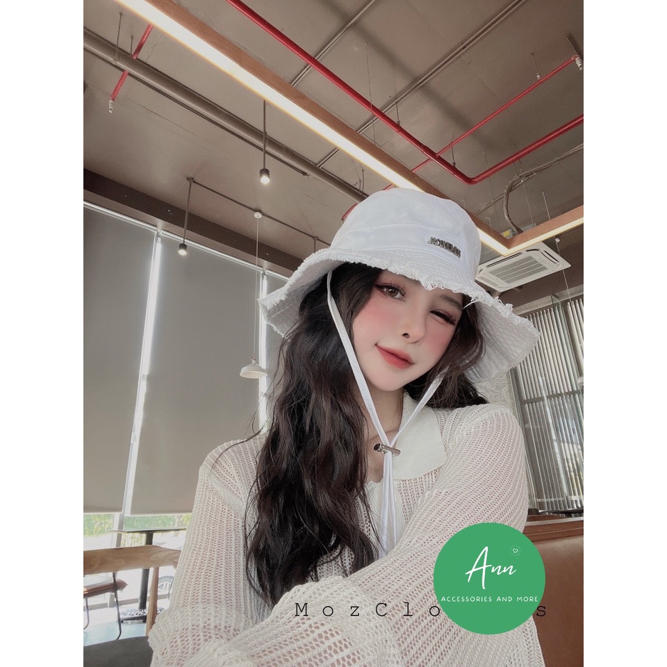 Mũ Nón Tai Bèo JACQUEMUS  Chống Nắng Đi Biển, Thiết Kế Thời Trang, Chất Liệu Kaki Cotton Mềm, Hàng Quảng Châu, Sẵn 7 Màu
