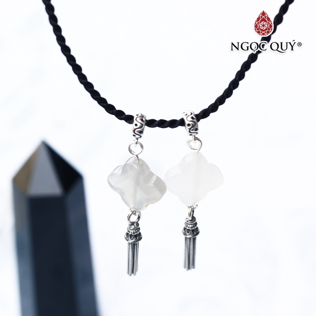 Mặt dây chuyền chữ thập mã não - Ngọc Quý