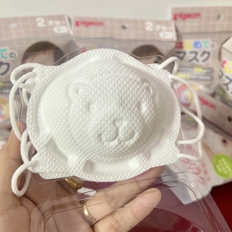 MẪU MỚI KHẨU TRANG GẤU PIGEON CHO BÉ SET3 CHIẾC
