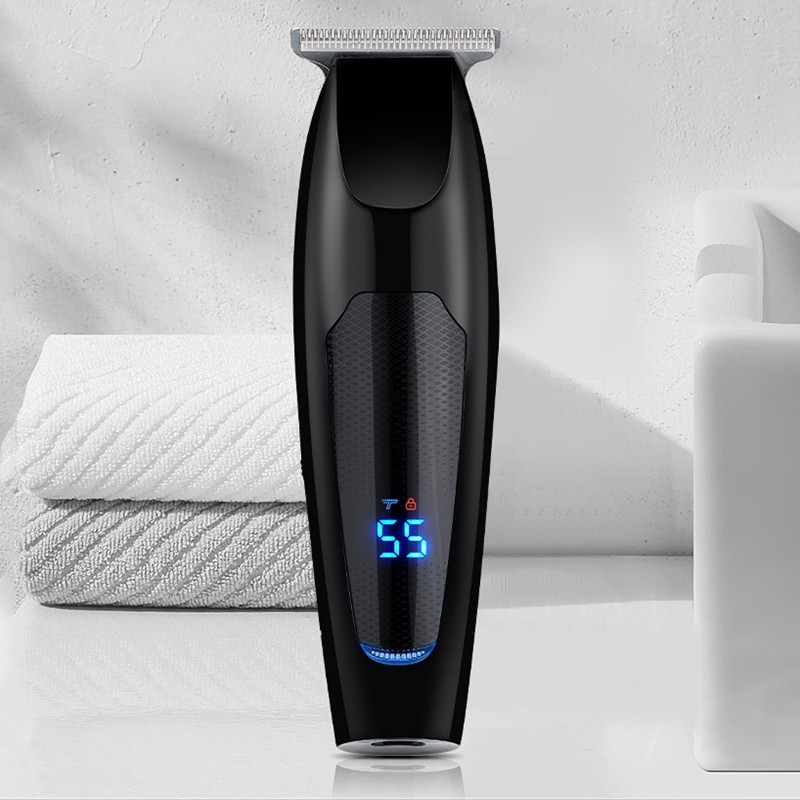 Electric Hair Clipper USB Rechargeable Professional Hair Barber Haircutter LED Display Digital with 5 Limit Combs