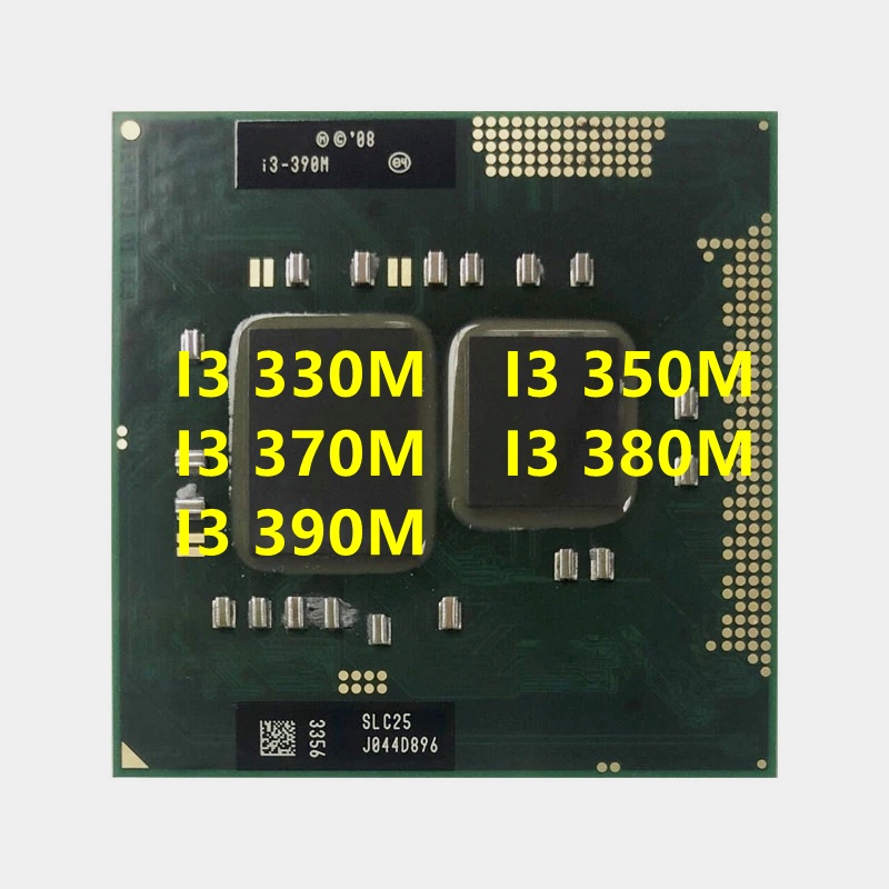 Ổ Cắm CPU Hai Lõi I3-330M I3-350M I3-370M I3-380M I3-390M G1 / rPGA988A