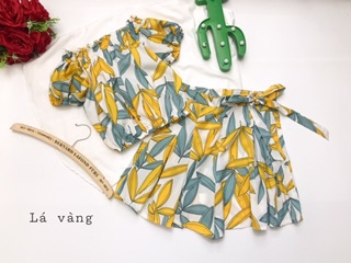 Xả kho Set bộ hoa trễ vai nữ