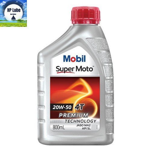 [Thông Dụng] Nhớt Mobil 20w50 Cho Xe Số - Mobil Super Moto 800ml