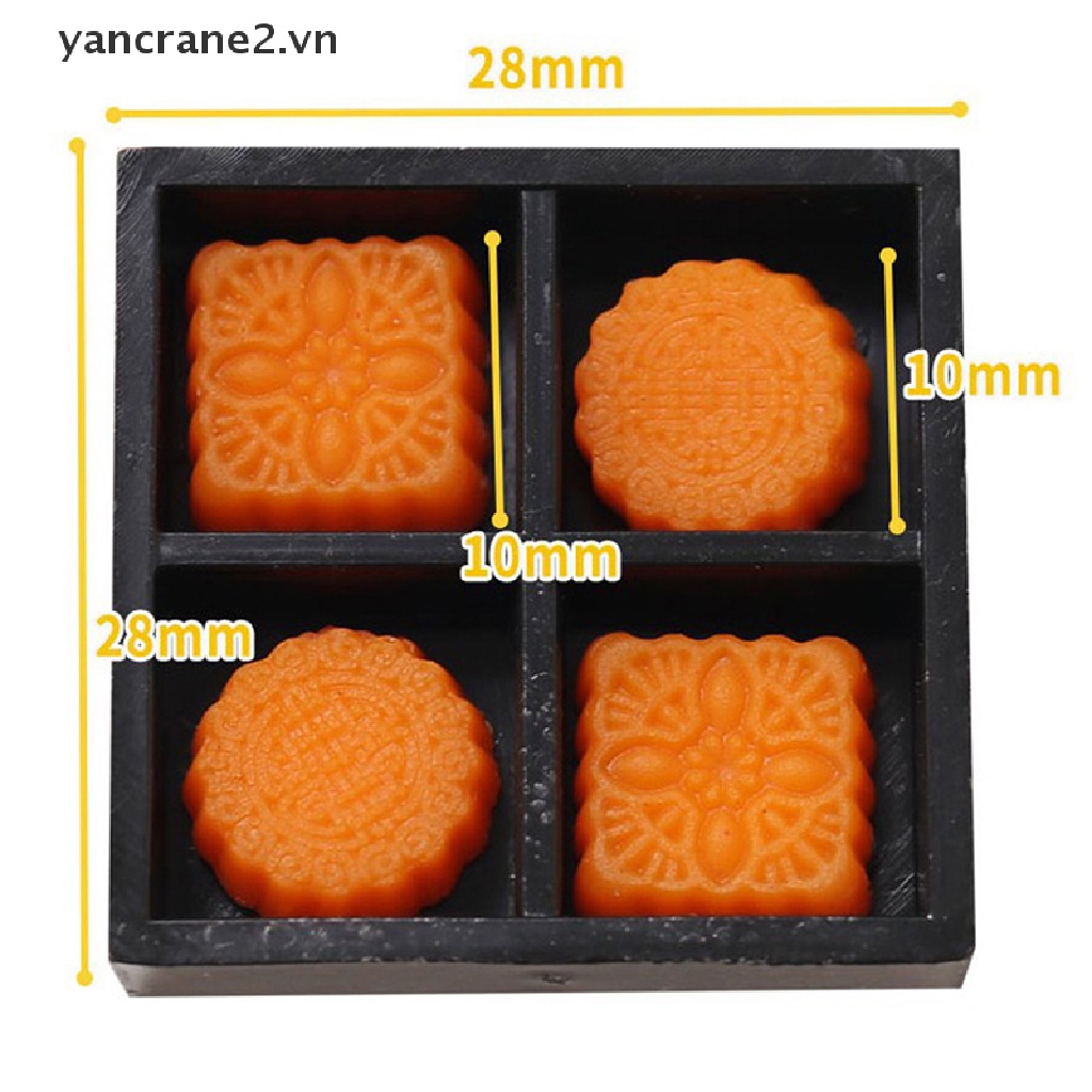 1 Bộ Bánh Trung Thu mini Tỉ Lệ 1: 12 Dành Cho Búp Bê
