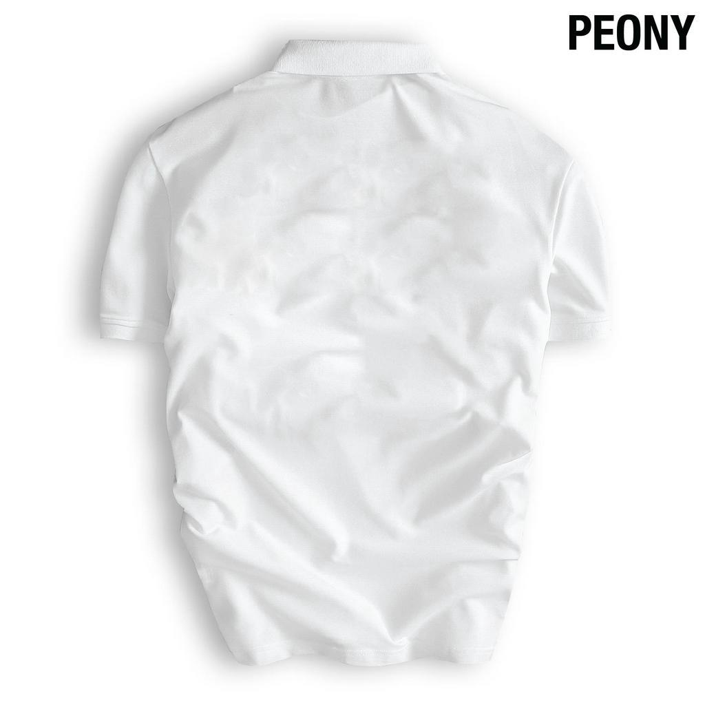 Áo thun POLO in hình siêu nét PEONY thiết kế trẻ trung, chuẩn form, thanh lịch