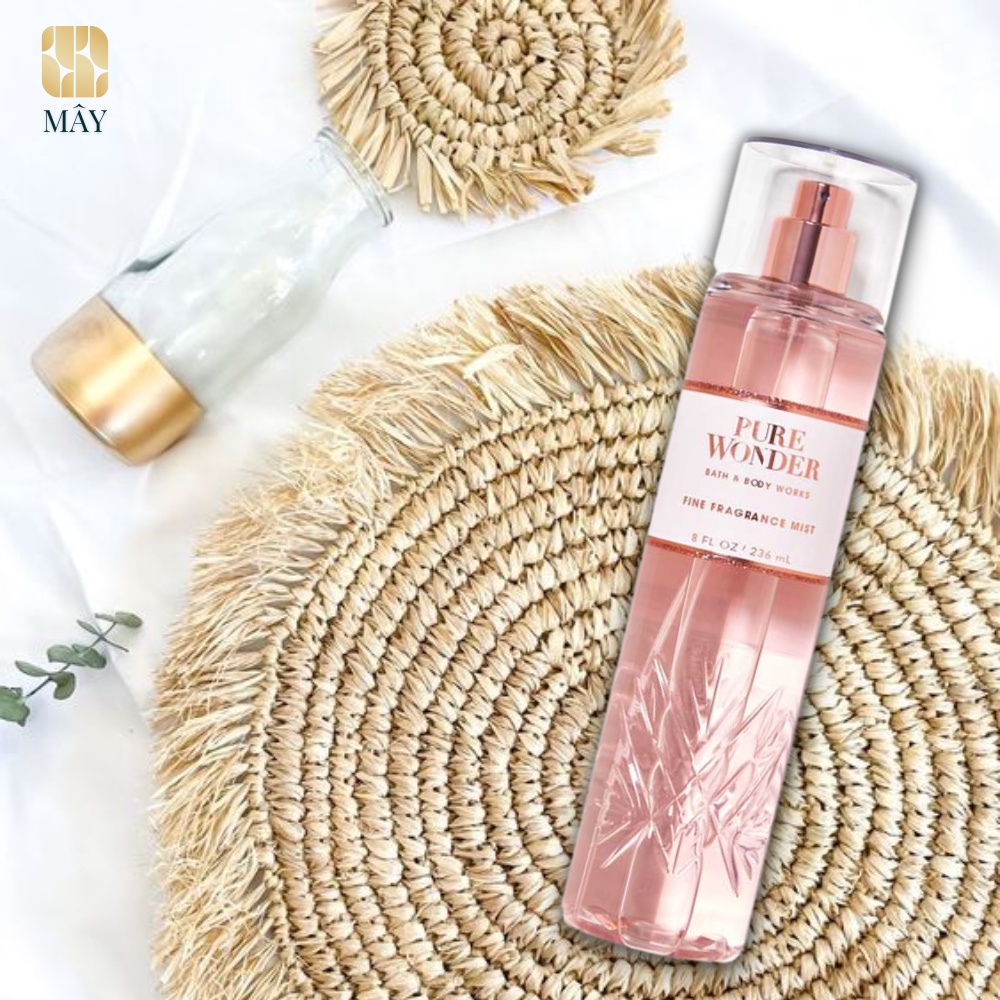 Body mist PURE WONDER - xịt khử mùi toàn thân mùi Body Mist Bath And Body Works Mỹ 236ml