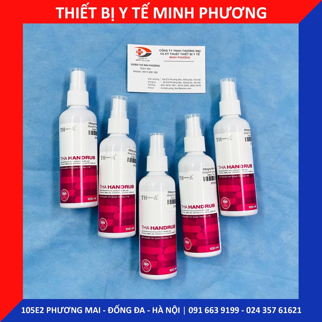 Dung dịch rửa tay sát khuẩn nhanh THA chai 100ml