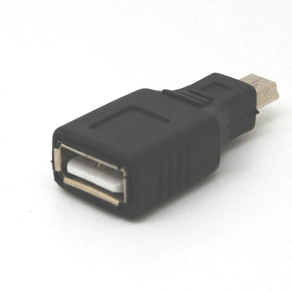 Đầu chuyển đổi cổng usb 2.0 type a sang đầu cắm 5 pin mini usb type b otg chuyên dụng