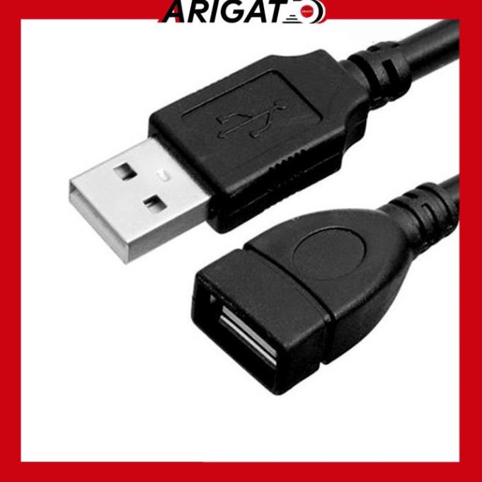 Dây Nối Dài Usb 1.5M Đen / Xanh Lá Cáp Nối Dài Chống Nhiễu 2 Đầu Siêu Bền