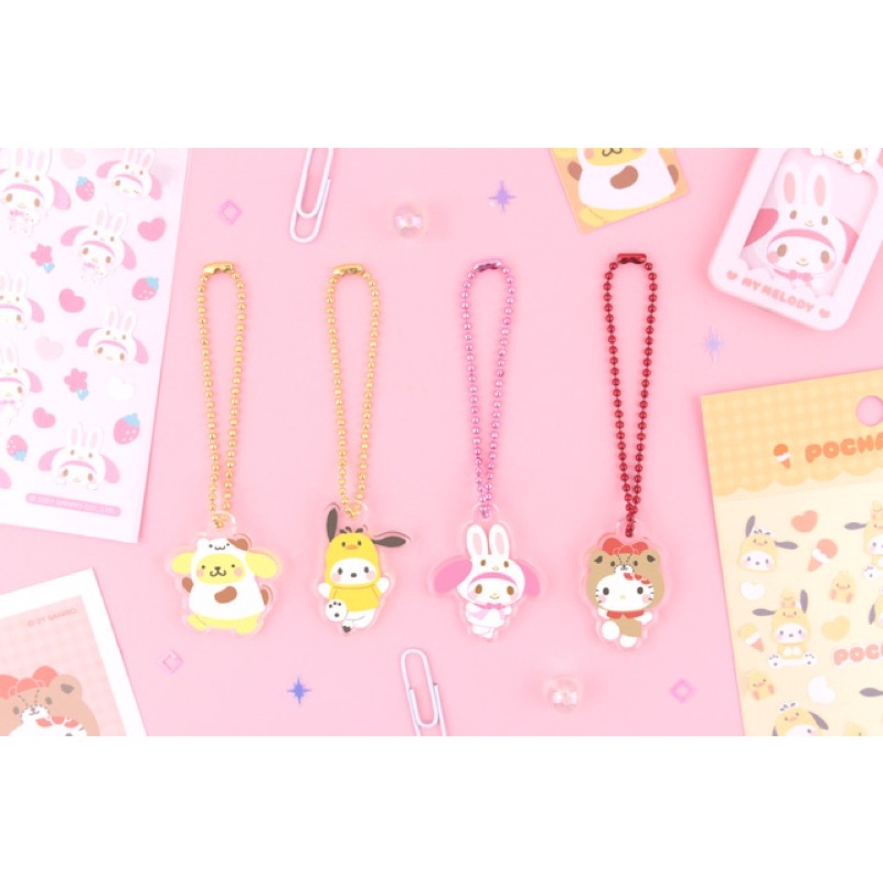 Keyring móc khoá Sanrio - trang trí collect book