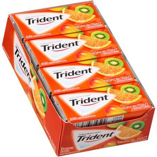 🌴🌴🌴 Kẹo cao su Trident vị trái cây nhiệt đới 🌴🌴🌴