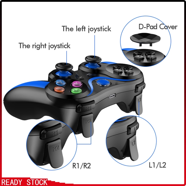 Phone Gamepad Game Wireless Bluetooth Controller Joystick for Xiaomi Redmi PS3 Phone PC Players