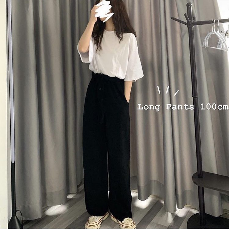 Quần tây ống suông cạp cao cài cúc siêu tôn dáng nhiều mẫu