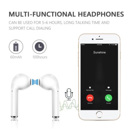Tai nghe không dây Fone I7 Kèm Hộp Sạc