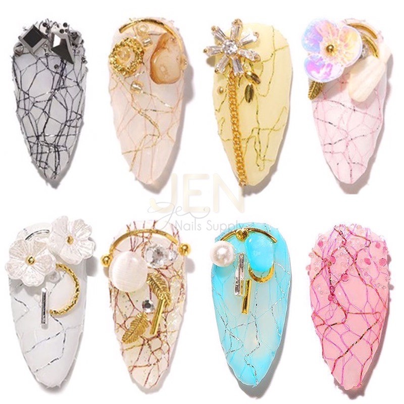 Ren lưới đắp ẩn-phụ kiện nail móng
