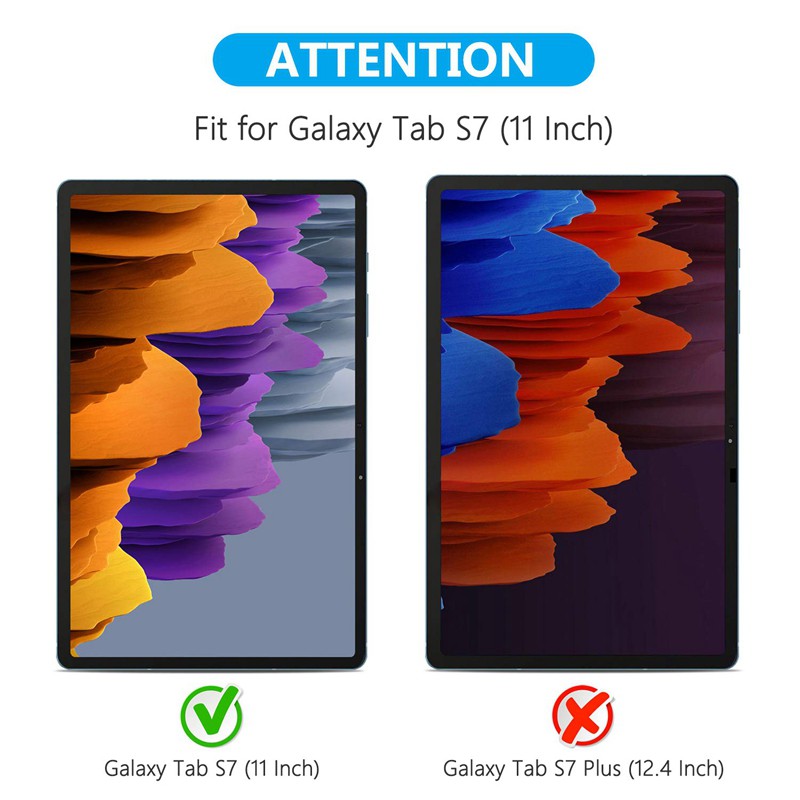 Set 2 Kính Cường Lực Cao Cấp Cho Samsung Galaxy Tab S7 11 Inch Tablet Pc Và Phụ Kiện | BigBuy360 - bigbuy360.vn
