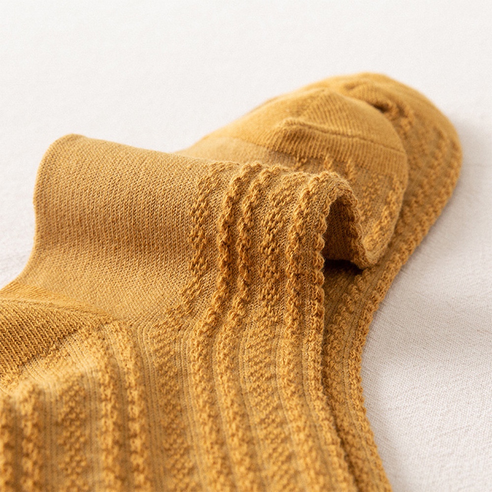 Vớ Cotton Phối Ren Thoáng Khí Nhiều Màu Thời Trang Thu Đông Cho Nữ