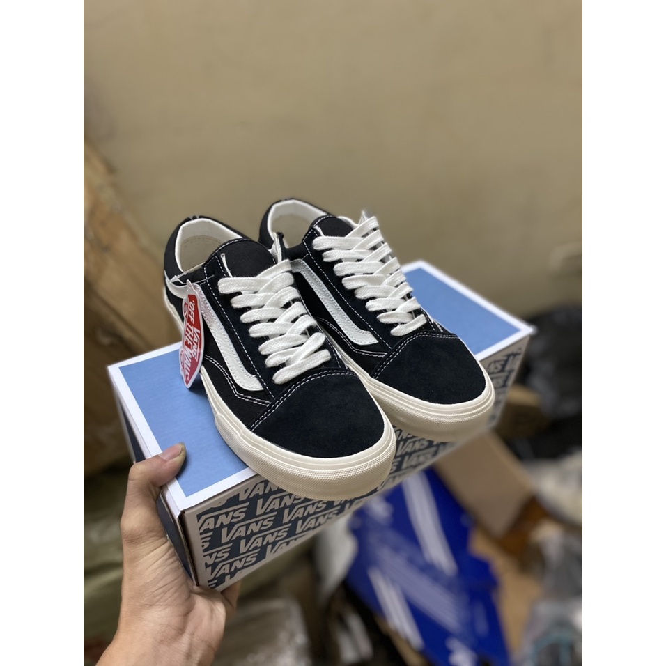 Giày Thể Thao Nam Nữ Cổ Thấp, Giầy Vans Vault Old Skool Đen Trắng, Giày Giá Rẻ Vải Cao Cấp | BigBuy360 - bigbuy360.vn