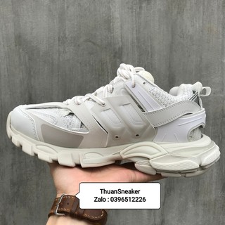 Giầy balen track ba trắng hàng 1:1 (full box + freeship )