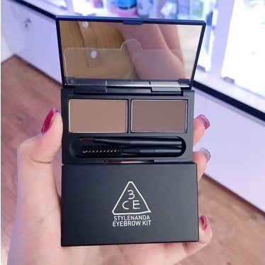 Bột Tán Mày 3CE Concept EyesBrow Kit 2 ô định hình lông mày tự nhiên chính hãng HALOMI