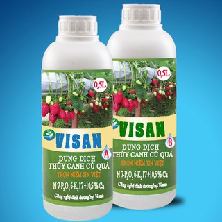 Phân bón thủy canh | DUNG DỊCH THỦY CANH| 2 CHAI 0,5 LÍT PHA 250 LÍT 1200 PP,