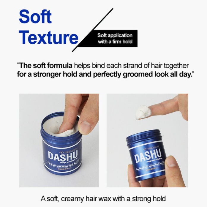 Sáp vuốt tóc DASHU 100ml cao cấp cho nam