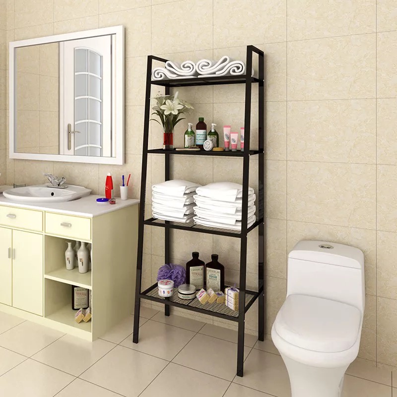 Kệ Đa Năng Hình Thang 4 Tầng - Kệ Sắt Decor Trang Trí Phòng Khách, Phòng Ngủ Chắc Chắn Hàng Nhập Khẩu