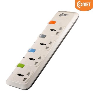 Ổ cắm điện 4 lổ 4 công tắc đa năng 3 mét 2500w Comet CESG2403